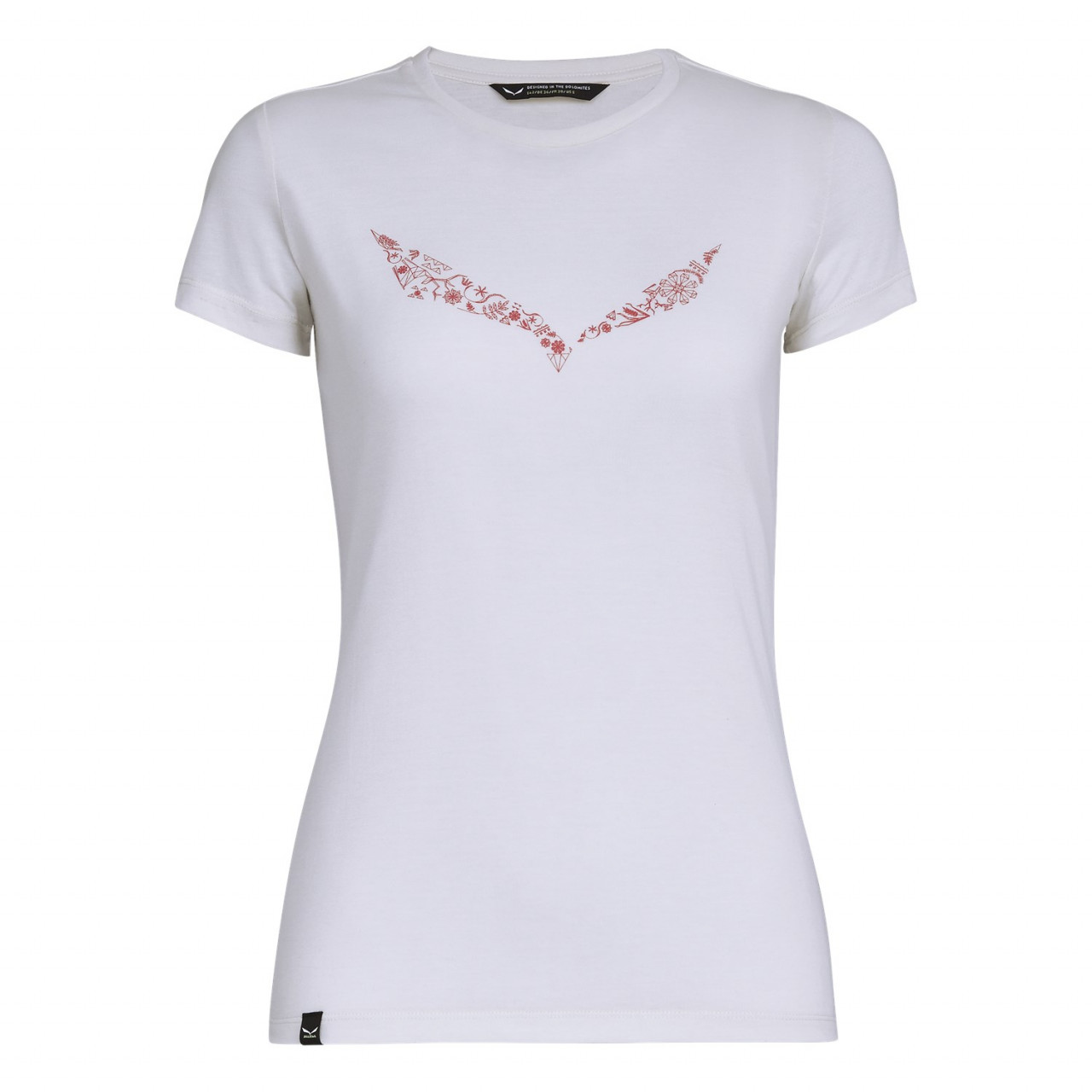 Salewa Women's Solidlogo Dri-Release® T-Shirts White LJC-834512